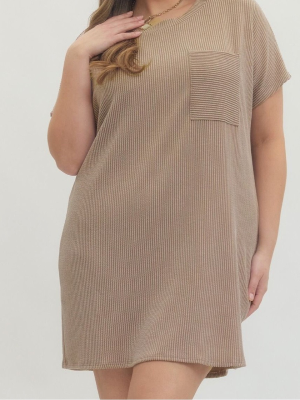 Texture Flowy Dress
